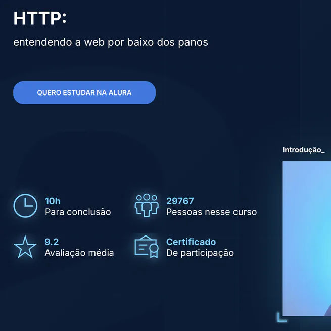 Alura courses: HTTP and secure development for 32k+ students